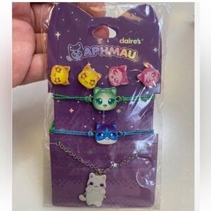 Aphmau Exclusive Kids Earrings Bracelet and Necklace Set - Multicolor